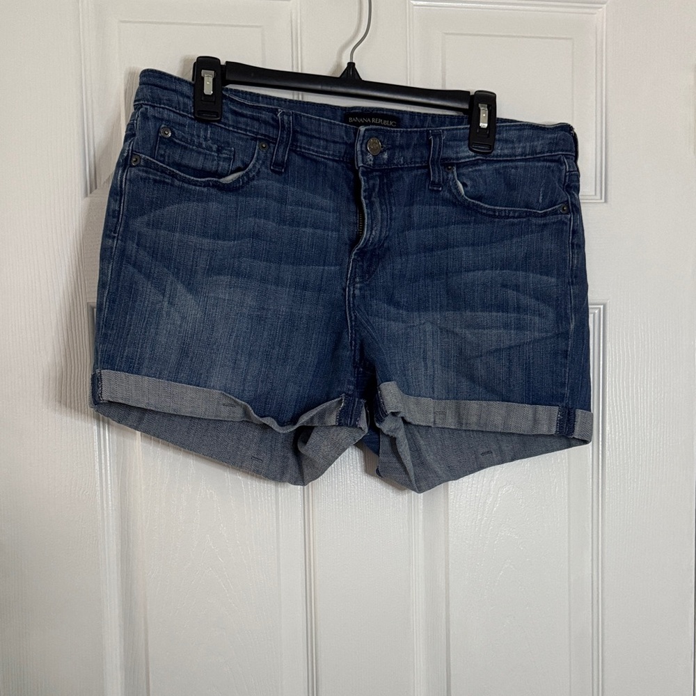 Banana Republic Dark Blue Denim Shorts